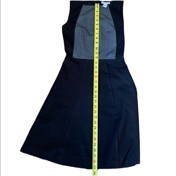𝅺h&m| Sleeveless black and gray Midi Dress- Size 2 - Picture 4 of 4